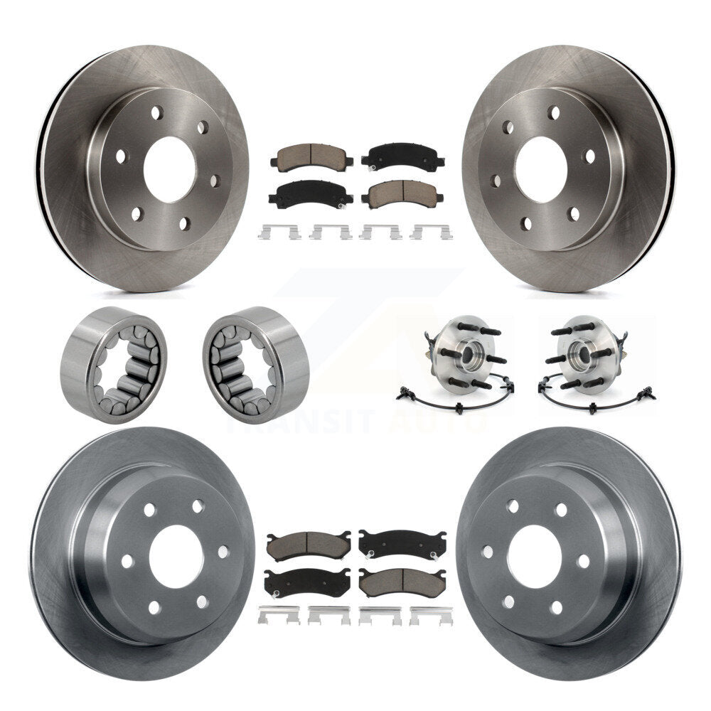 Kit de patins de Rotor de frein, roulement de moyeu avant et arrière, pour Chevrolet Avalanche 1500 4W