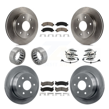 Kit de patins de Rotor de frein, roulement de moyeu avant et arrière, pour Chevrolet Avalanche 1500 4W