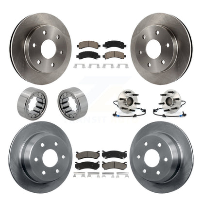 Kit de patins de Rotor de frein, roulement de moyeu avant et arrière, pour Chevrolet Avalanche 1500 RW