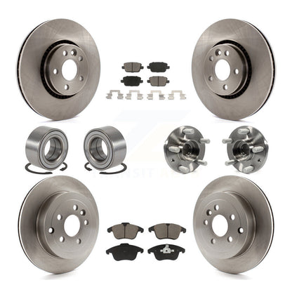 Kit de patins de rotor de frein, roulement de moyeu avant et arrière (10 pièces) pour Land Rover LR 08-11