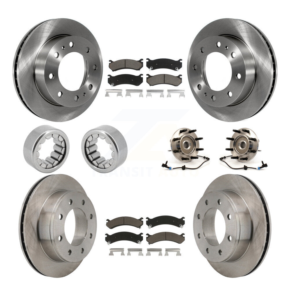 Kit de Rotor de frein et de patins de roulement de moyeu avant et arrière (10 pièces) pour Hummer H2 Chevrole