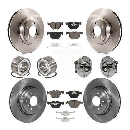 Kit de Rotor de frein et de patins de roulement de moyeu avant et arrière (10 pièces) pour BMW 335i 335is 335