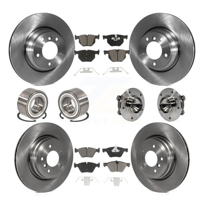 Kit de patins et rotors de frein à disque, roulement de moyeu avant et arrière, 10 pièces, pour BMW 330 2006