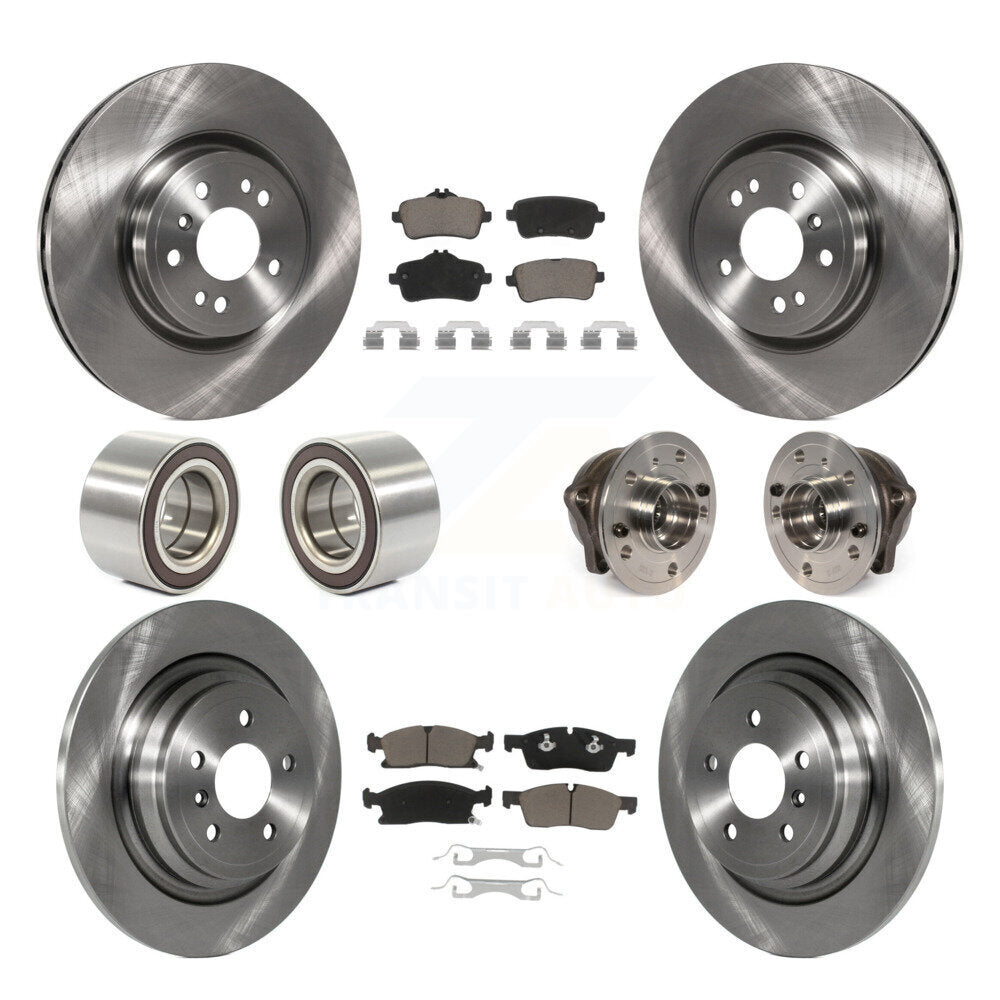 Kit de Rotor de frein et de patins de roulement de moyeu avant et arrière (10 pièces) pour Mercedes-Benz ML35