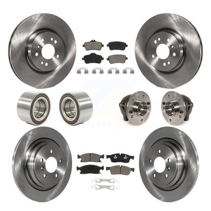 Kit de Rotor de frein et de patins de roulement de moyeu avant et arrière (10 pièces) pour Mercedes-Benz ML35