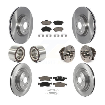 Kit de Rotor de frein et de patins de roulement de moyeu avant et arrière (10 pièces) pour Mercedes-Benz GL35