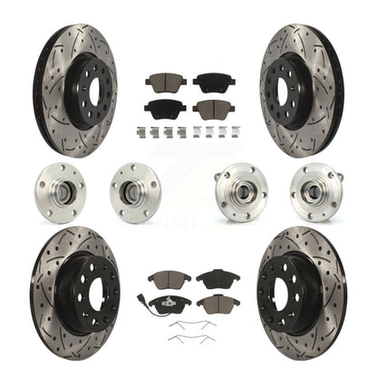 Kit de plaquettes de Rotor de frein, roulement de moyeu avant et arrière (10 pièces) pour Volkswagen Beetle GT