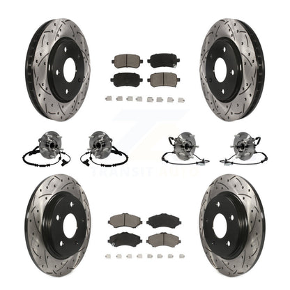 Kit de plaquettes de Rotor de frein, manteau de roulement avant et arrière (10 pièces) pour remorquage Dodge Grand Caravan