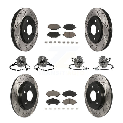 Kit de plaquettes de Rotor de frein, manteau de roulement avant et arrière (10 pièces) pour remorquage Dodge Grand Caravan