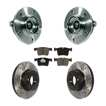 Kit de plaquettes de Rotor de frein, roulement de moyeu avant, fente percée, pour BMW 328i xDrive 320i 228
