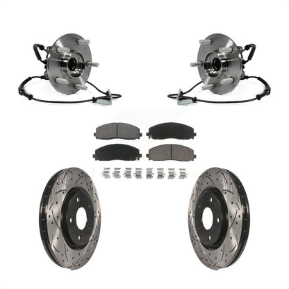 Kit de plaquettes de Rotor de frein, fente de perçage de roulement avant, pour Dodge Grand Caravan Chrysler