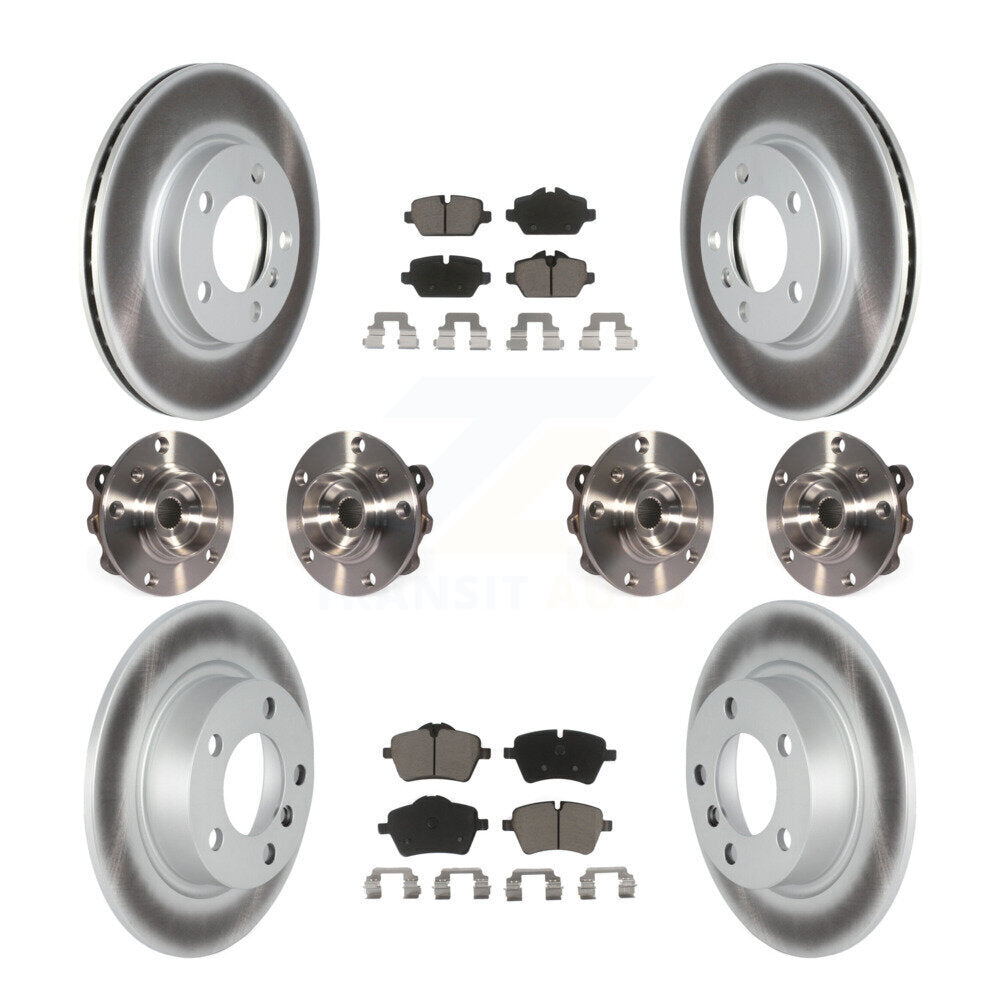 Kit de plaquettes de Rotor de frein enduit de roulement de moyeu avant et arrière, pour Mini Cooper Countryman AW