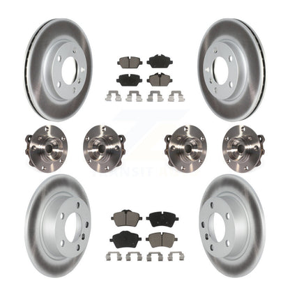 Kit de plaquettes de Rotor de frein enduit de roulement de moyeu avant et arrière, pour Mini Cooper Countryman AW