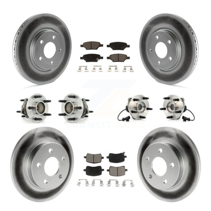 Kit de plaquettes de rotor de frein, roulement de moyeu avant et arrière (10 pièces) pour Chevrolet Malibu HH