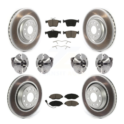 Kit de plaquettes de rotor de frein enduites de roulement de moyeu avant et arrière (10 pièces) pour Audi Q3 volkswagen