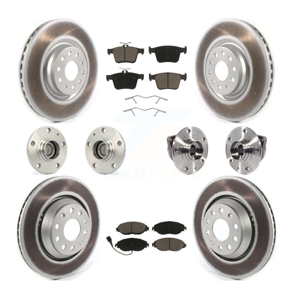 Kit de plaquettes de Rotor de frein, roulement de moyeu avant et arrière (10 pièces) pour Volkswagen Arteon FW