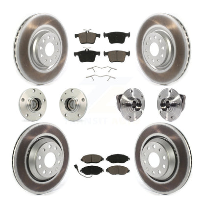 Kit de plaquettes de Rotor de frein, roulement de moyeu avant et arrière (10 pièces) pour Volkswagen Arteon FW