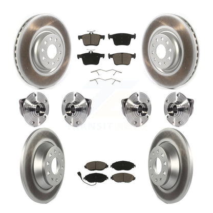 Kit de plaquettes de Rotor de frein, roulement de moyeu avant et arrière (10 pièces) pour Volkswagen Tiguan AW