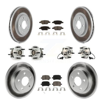 Kit de plaquettes de Rotor de frein revêtues de roulement de moyeu avant et arrière (10 pièces) pour Chevrolet Malibu G