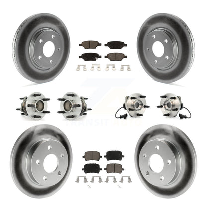 Kit de plaquettes de Rotor de frein revêtues de roulement de moyeu avant et arrière (10 pièces) pour Chevrolet Malibu G