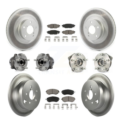 Kit de rotors et plaquettes de frein à roulement avant et arrière (10 pièces) pour Subaru XV Crosstre