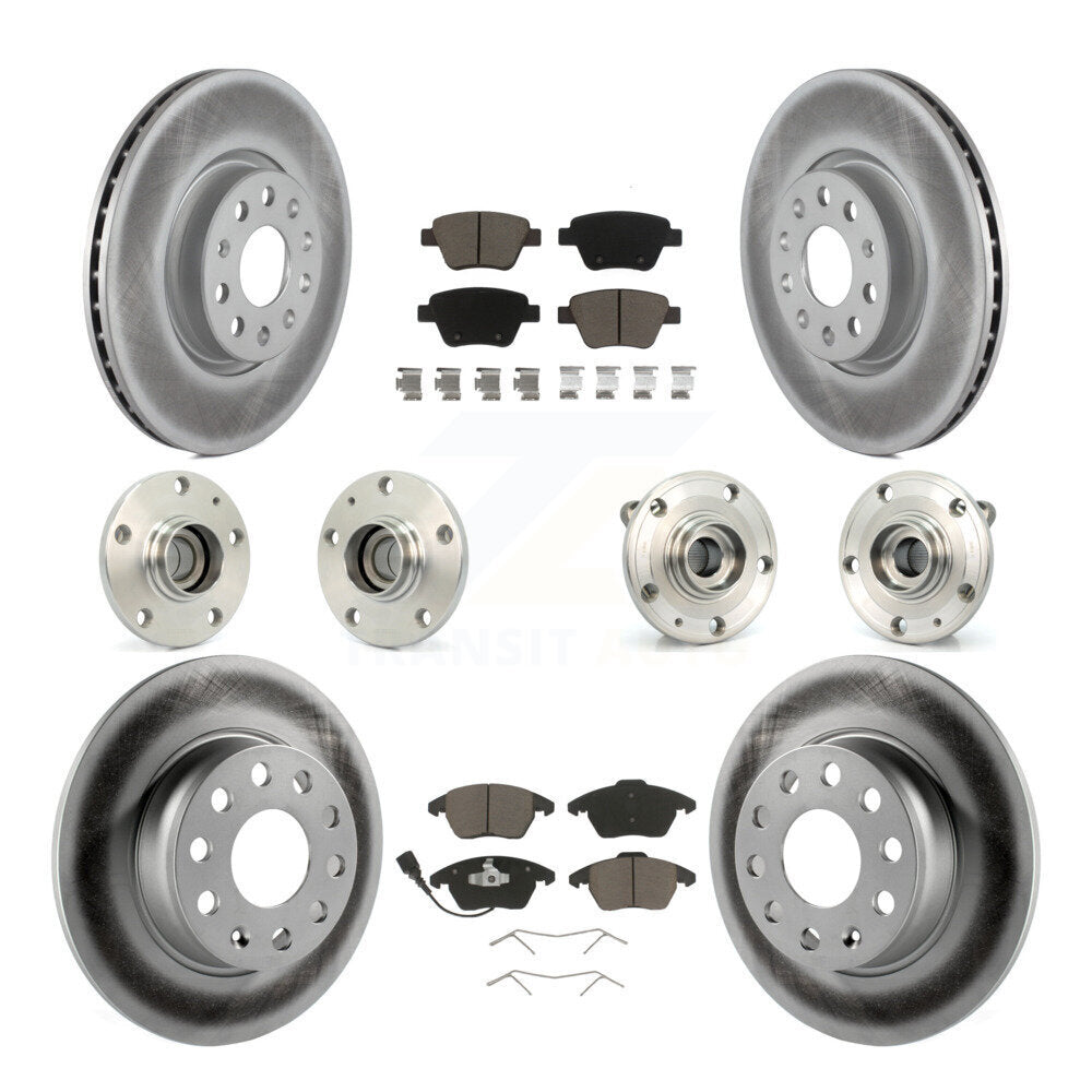 Kit de plaquettes de Rotor de frein, roulement de moyeu avant et arrière (10 pièces) pour Volkswagen Beetle GT