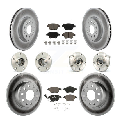 Kit de plaquettes de Rotor de frein, roulement de moyeu avant et arrière (10 pièces) pour Volkswagen Beetle GT