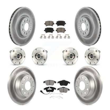 Kit de plaquettes de rotor de frein, roulement de moyeu avant et arrière (10 pièces) pour Volkswagen Tiguan Q