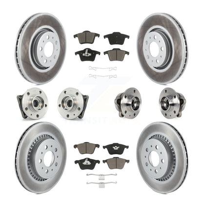 Kit de plaquettes de rotor de frein, roulement de moyeu avant et arrière (10 pièces) pour Volvo XC90 AW 08-14