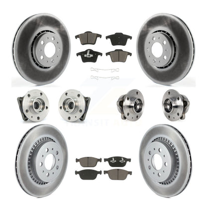 Kit de plaquettes de rotor de frein, roulement de moyeu avant et arrière (10 pièces) pour Volvo XC90 AW 08-14