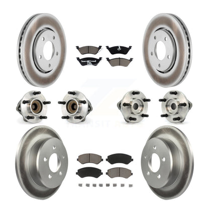 Kit de plaquettes de Rotor de frein, roulement de moyeu avant et arrière (10 pièces) pour Dodge Caravan Grand