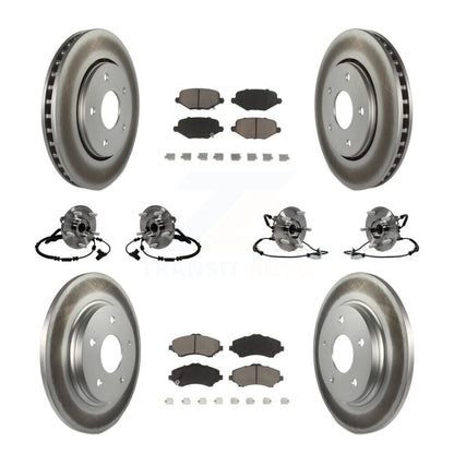 Kit de plaquettes de Rotor de frein, manteau de roulement avant et arrière (10 pièces) pour remorquage Dodge Grand Caravan