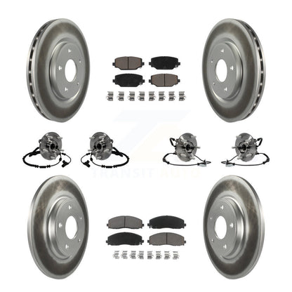 Kit de plaquettes de Rotor de frein, manteau de roulement avant et arrière (10 pièces) pour remorquage Dodge Grand Caravan