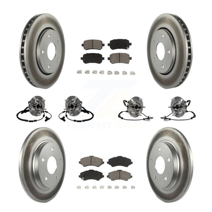Kit de plaquettes de Rotor de frein, manteau de roulement avant et arrière (10 pièces) pour remorquage Dodge Grand Caravan