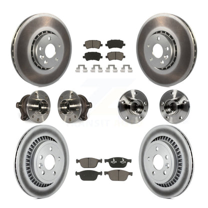 Kit de plaquettes de rotor de frein, roulement de moyeu avant et arrière (10 pièces) pour Volvo XC60 AW 10-15