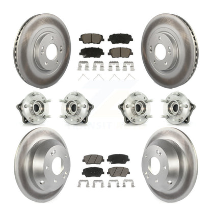 Kit de plaquettes de rotor de frein, roulement de moyeu avant et arrière (10 pièces) pour Kia Sorento AW 14-15