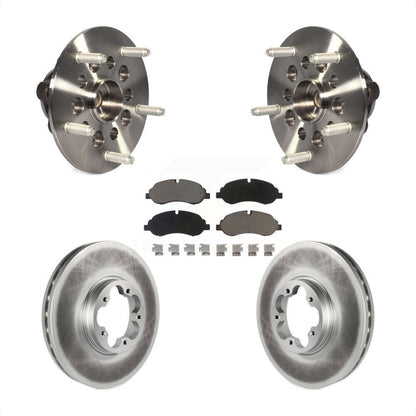 Kit de Rotor et plaquettes de frein revêtus de roulement de moyeu avant, pour Ford Transit-250 Transit-15