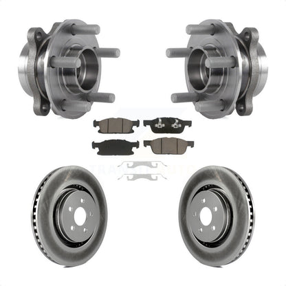 Kit de plaquettes de Rotor de frein enduites de roulement de moyeu avant, pour Ford Edge Lincoln Nautilus MK