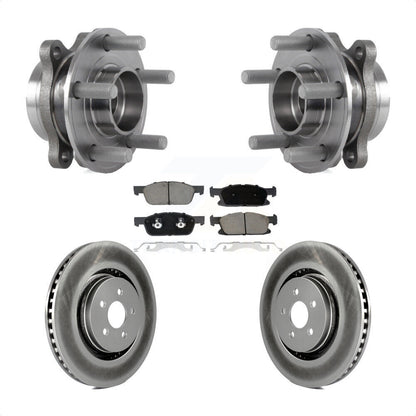 Kit de plaquettes de Rotor de frein, ensemble de roulements de moyeu avant, pour Ford Fusion Lincoln MK