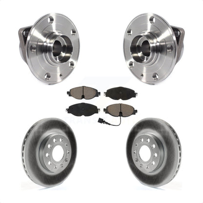 Kit de plaquettes de Rotor de frein enduit de roulement de moyeu avant, pour Volkswagen Jetta Taos Golf Aud
