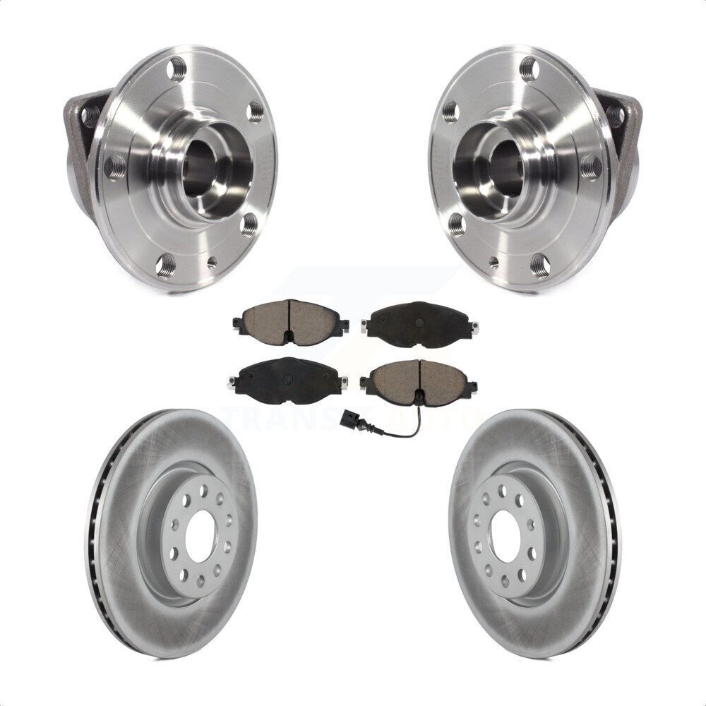 Kit de plaquettes de Rotor de frein, roulement de moyeu avant, pour Volkswagen Taos GTI Golf Alltrac
