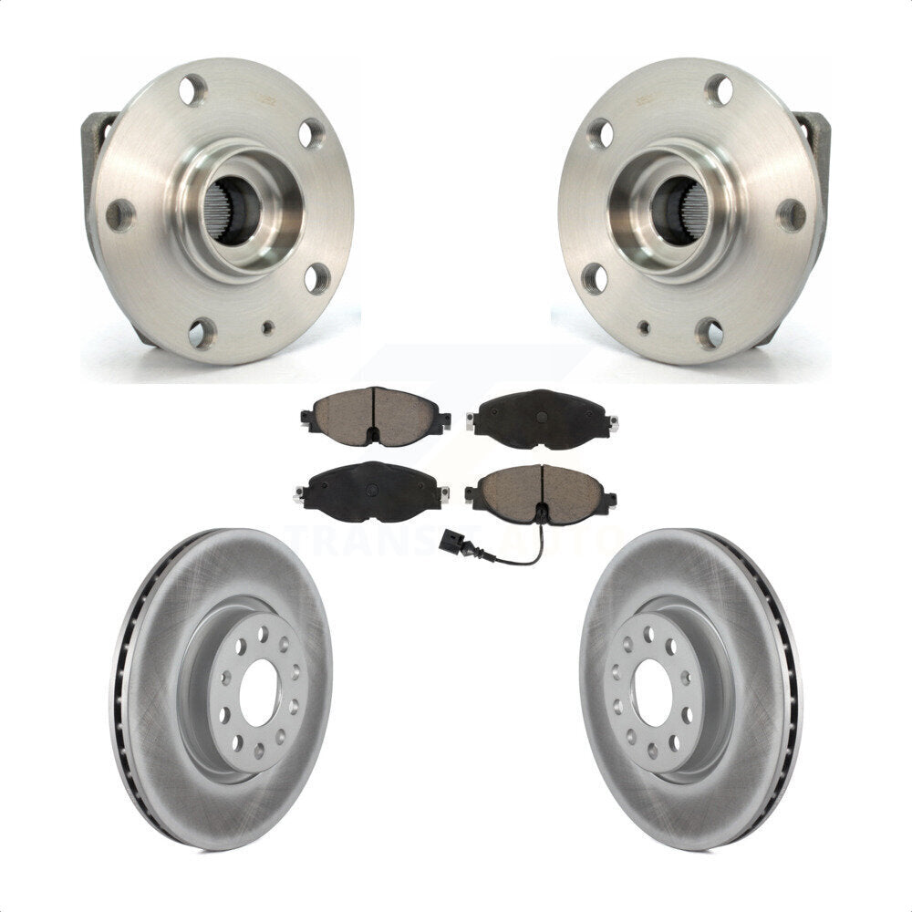 Kit de plaquettes de Rotor de frein, ensemble de roulements de moyeu avant, pour Volkswagen Golf Alltrac