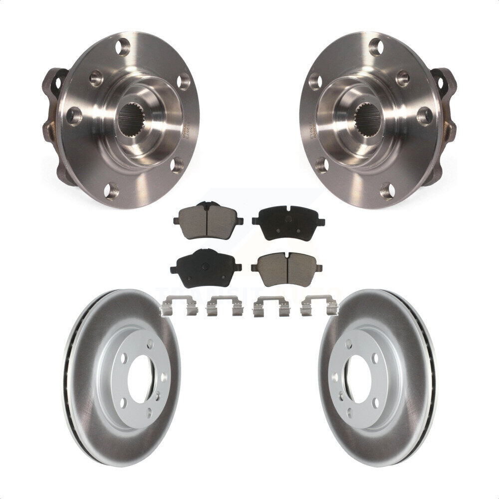Kit de plaquettes de Rotor de frein enduites de roulement de moyeu avant pour Mini Cooper Countryman Pacema