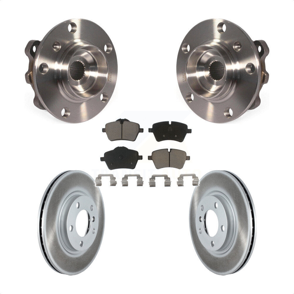Kit de plaquettes de Rotor de frein enduites de roulement de moyeu avant pour Mini Cooper Countryman Pacema