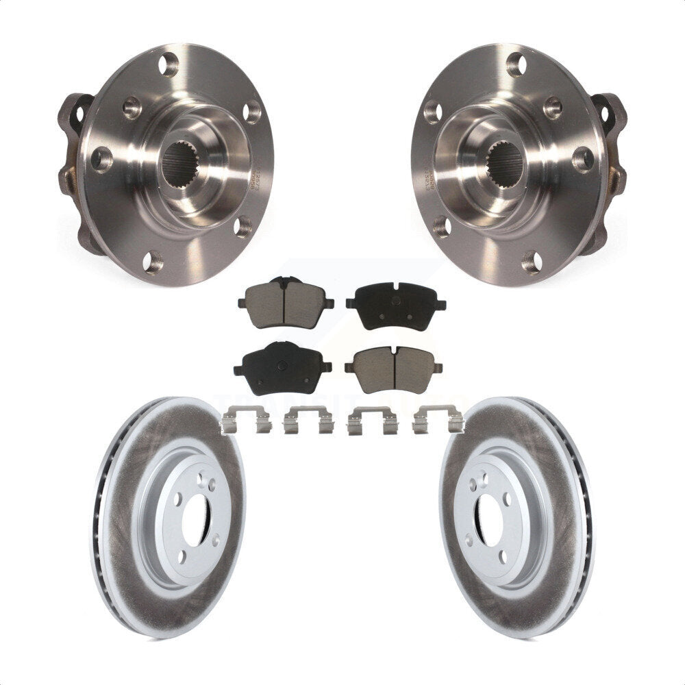 Kit de plaquettes de Rotor de frein enduit d'assemblage de roulement de moyeu avant pour Mini Cooper Countryma