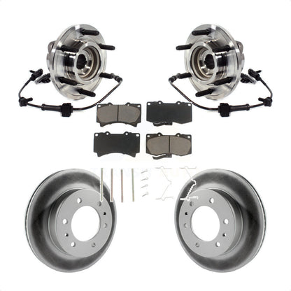 Kit de plaquettes de rotor de frein, ensemble de roulements de moyeu avant, pour Hummer H3T H 2009 – 2010