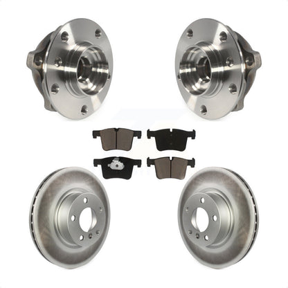 Kit de rotors et plaquettes de frein à disque enduits d'assemblage de roulement de moyeu avant pour BMW X3 X4