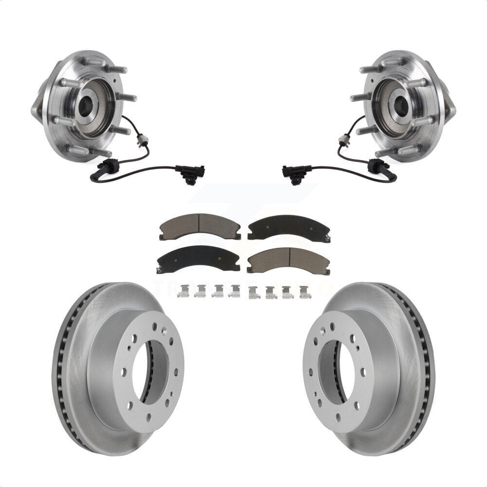 Kit de plaquettes de Rotor de frein, roulement de moyeu avant, pour GMC Sierra 3500 HD Chevrolet 4W