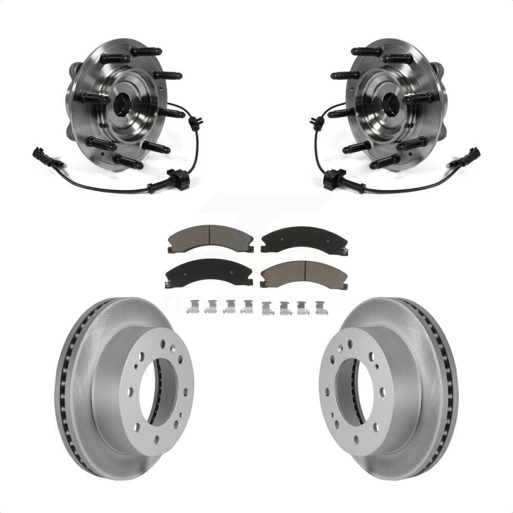 Kit de plaquettes de Rotor de frein, roulement de moyeu avant, pour GMC Chevrolet Sierra 2500 HD 350