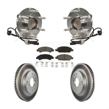 Kit de plaquettes de Rotor de frein enduit de roulement de moyeu avant, pour GMC Sierra 1500 Chevrolet Taho